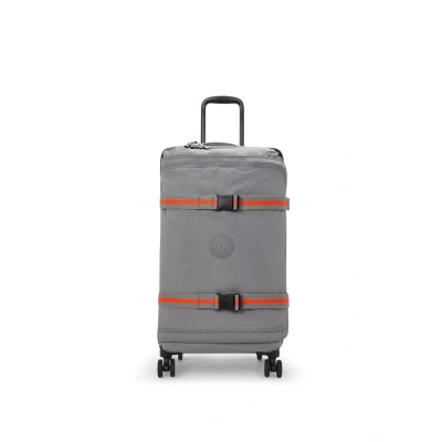 Afbeelding van Kipling Basic Spontaneous 4 wielen Trolley M 66 cm Zachte bagage TSA slot inviting grey