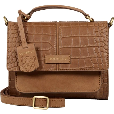 Afbeelding van Burkely COOL Colbie Handtas, Dames, Maat: One Size, Dark cognac