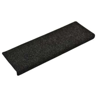 Afbeelding van Trapmatten 15 st 65x21x4 cm naaldvilt zwart