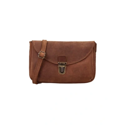 Afbeelding van Gusti Leder Carole Schoudertas, Maat: One Size, Braun