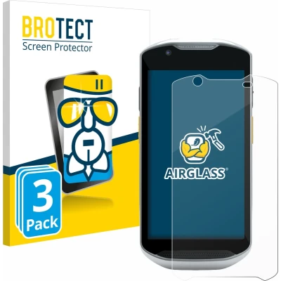 Afbeelding van BROTECT Screenprotector voor Zebra TC57x Folie Beschermfolie Beschermglas transparant (3 Stuks)