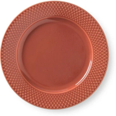 Afbeelding van Lyngby Porcelain Rhombe Color plat bord 27cm sand