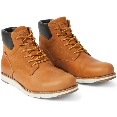 Afbeelding van Levi&#039;s JAX PLUS Veterboots, Heren, Maat: 44, Medium yellow Leer