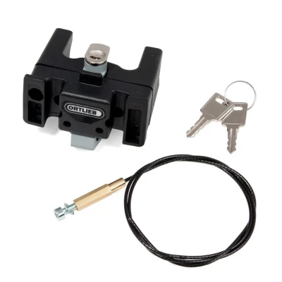 Afbeelding van Ortlieb Handlebar Mounting Set with Lock black