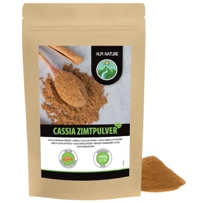 Afbeelding van Gemalen kaneel cassia, cassia poeder, 100% puur, zacht gedroogd en gemalen, natuurlijk zonder toevoegingen, vegan (1 KG)