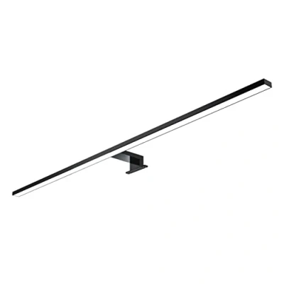 Afbeelding van kalb 100cm LED badkamerlamp spiegellamp 230V zwart, warm wit