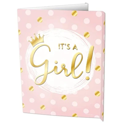 Afbeelding van Paperdreams Window Sign It&#039;s a Girl