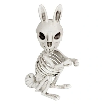 Afbeelding van Widmann 10991 konijn skelet, 16 cm, decoratie, horror, Halloween, themafeest, meerkleurig, eenheidsmaat