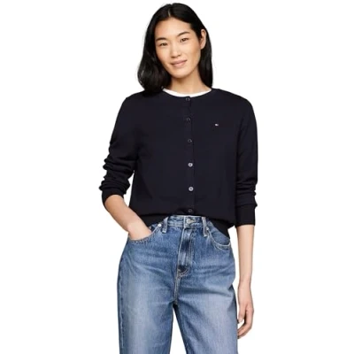 Afbeelding van Tommy Hilfiger Stitch Vest, Dames, Maat: XXS, Desert sky