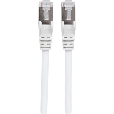 Afbeelding van Intellinet 741910 RJ45 Netwerkkabel, patchkabel CAT 6a (losse kabel 7) S/FTP 7.50 m Wit Halogeenvrij 1 stuk(s)