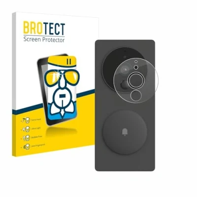 Afbeelding van BROTECT Screenprotector voor Aqara SVD KIT1 (Slimme videodeurbel G4) Folie Beschermfolie Beschermglas transparant