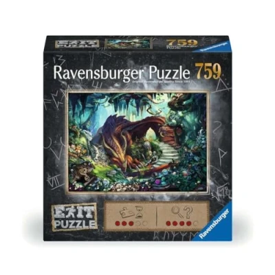 Afbeelding van Ravensburger Exit Puzzle 17378 In der Drachenhöhle 759 Teile für Erwachsene und Kinder ab 12 Jahren