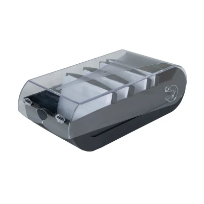Afbeelding van Exacompta Ref. 5341423D 1 Learning Box BUNNYBOX A7 afmetingen 25x13,2x8,5 cm Office kleur zwart/kristal capaciteit tot 900 kaarten in formaat