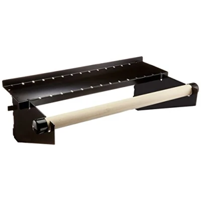 Afbeelding van Wall Control Pegboard papieren handdoekhouder en deuvelstang plank montage voor sleufgereedschap board zwart