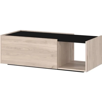 Afbeelding van Germania Cantoria Eiken / Zwart Salontafel 2 Klepdeuren