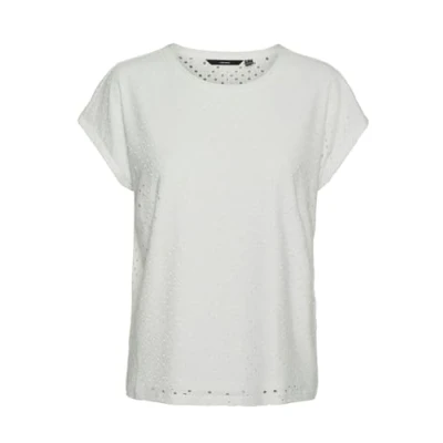 Afbeelding van VERO MODA T shirt VMTASSA ecru