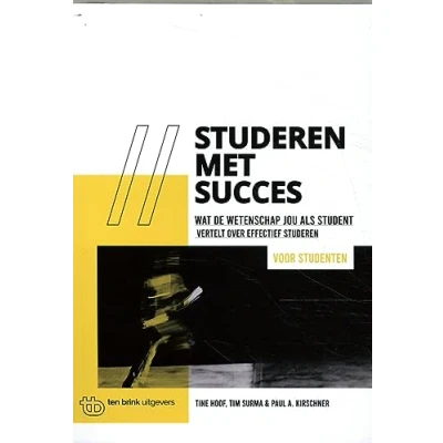 Afbeelding van Studeren met succes voor studenten (Paperback)