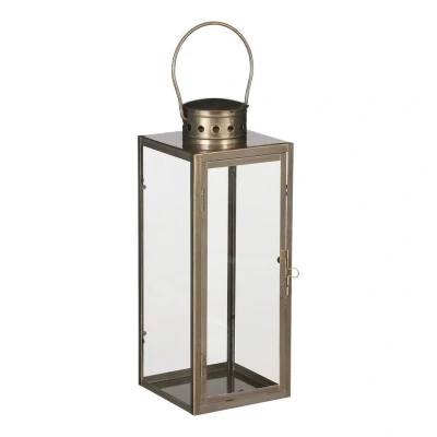 Afbeelding van Arzilla Lantaarn L13,5 x B13 H34,5 cm Goud