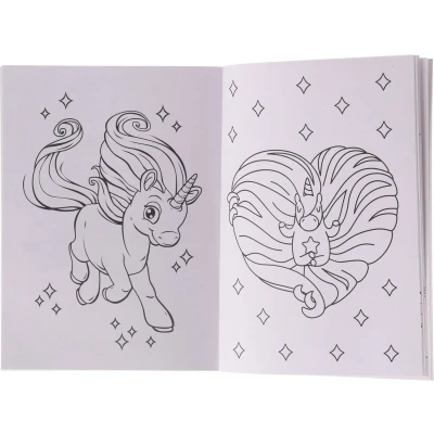 Afbeelding van Mondikaarten Mijn Mooiste Unicorn Kleurboek, 48pag.