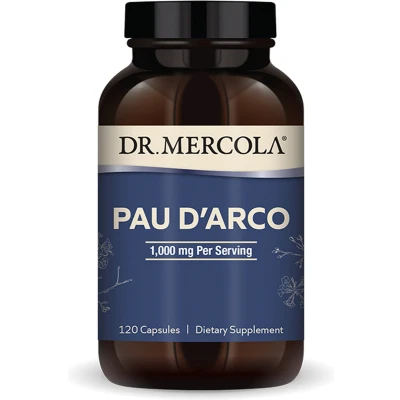 Afbeelding van PAU D&#039;ARCO Capsules DR MERCOLA 120 CAPS 1000mg per portie