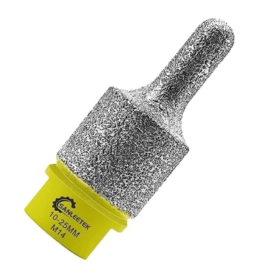 Afbeelding van Diamant Vingerfrees 10 25 mm voor vergroting, vormgeving en afschuining, bestaande gaten in keramische tegels, porselein, marmer, graniet, kunststeen, M14 schroefdraad