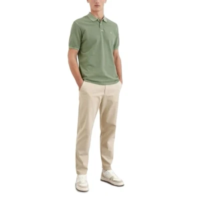 Afbeelding van Marc O&#039;Polo Short Sleeve Slits AT HEM Poloshirt, Heren, Maat: Small, Luscious moss