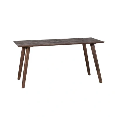 Afbeelding van Giga Meubel Eettafel Donkerbruin 160x90x76cm Mangohout Tafel Oslo