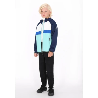 Afbeelding van Schmuddelwedda Trainingsvest voor kinderen, Maat: 110, Türkis colorblock