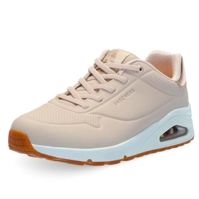 Afbeelding van Skechers Uno Shimmer Away dames Sneaker Low top, natuurlijk, 41 EU