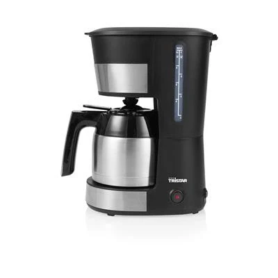 Afbeelding van Tristar koffiezetapparaat CM 1283 Filter Geschikt voor Camping gebruik Compact en gemakkelijk mee te nemen RVS Thermos kan 1 liter Druppelstop, Automatische uitschakeling 900 watt Zwart