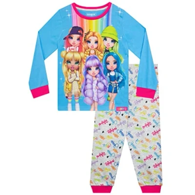 Afbeelding van Rainbow High Meisjes Pyjama Blauw 122