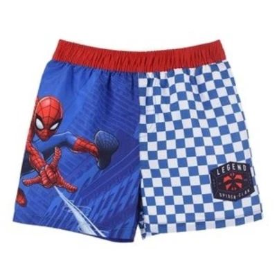 Afbeelding van Marvel Spiderman Zwembroek Maat 104 Blauw Spider Man Zwemboxer