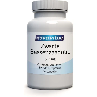Afbeelding van Nova Vitae Zwarte Bessenzaad Olie, 60 capsules