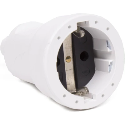 Afbeelding van Benson Stekker PVC Contra Wit Randaarde