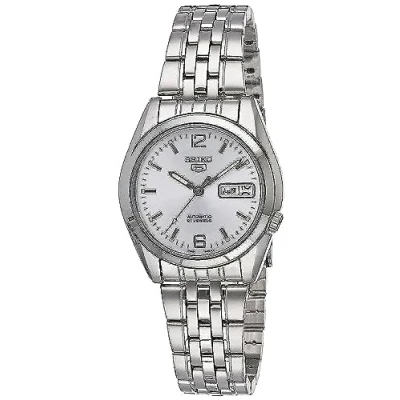 Afbeelding van Seiko SNK385 Jubilee horloge met automatisch uurwerk, Grijs/Grijs, Armband