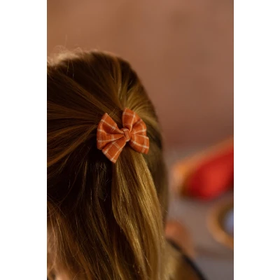 Afbeelding van Sticky Lemon hair bow farmhouse carrot orange