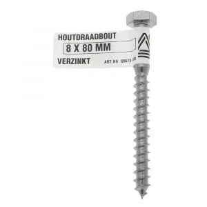 Afbeelding van Houtdraadbout 10x60mm Deltafix