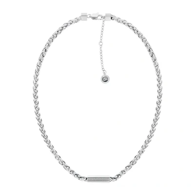 Afbeelding van Tommy Hilfiger Snake Ketting silvercoloured/white, Dames, Maat: One Size, Silver coloured/white