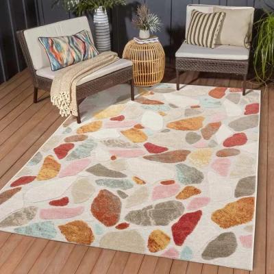 Afbeelding van Buitenkleed Pebbles Multi 200x290 Cm