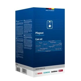 Afbeelding van Bosch Siemens 00312015 Reinigingsset onderhoudsset voor volautomatische koffiemachines 4X 250ML vloeibare ontkalker + 10 reinigingstabletten