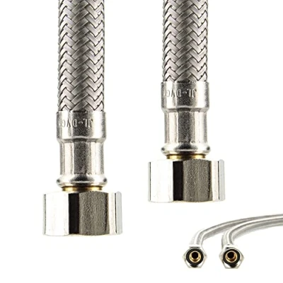 Afbeelding van tecuro DN 8 verbindingsslang IG x voor sanitaire installatie KTW A DVGW (3/8 3/8 1000 mm)