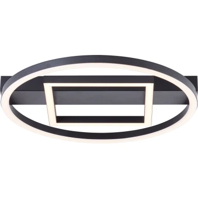 Afbeelding van Brilliant G99928A06 Maureen LED plafondlamp module 24 W Zwart