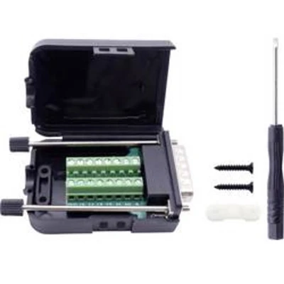 Afbeelding van TRU COMPONENTS T1904C094 D sub male connectorset Aantal polen: 15 Schroeven 1 stuk(s)