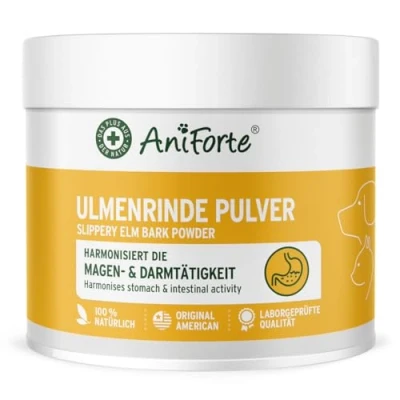 Afbeelding van 100g AniForte iepenschors poeder supplement voor honden en katten