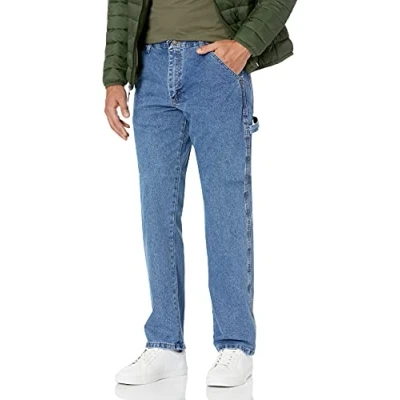 Afbeelding van Wrangler Authentics Klassieke jeans met comfortabele taille voor heren, Antiek Steen, 38W / 29L