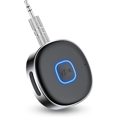 Afbeelding van Horjoy Bluetooth 5.0 adapter voor de auto, hoofdtelefoon, handsfree oproepen, dubbele verbinding, 16 uur speeltijd