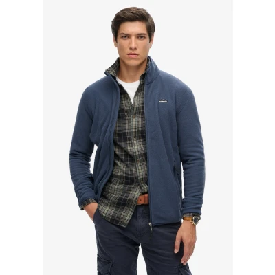 Afbeelding van Superdry Mannen Polar Fleece met Volledige Rits Blauw Grootte: L