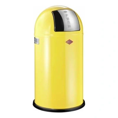 Afbeelding van Afvalbak Wesco Pushboy, lemonyellow