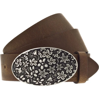 Afbeelding van MUSTANG Leren Riem Leather Belt W115 Baileys Bruine