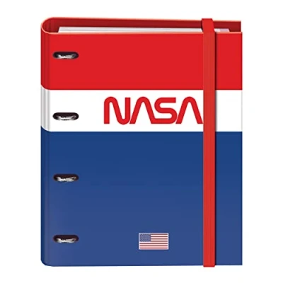 Afbeelding van Ringmap DOHE Nasa Flag Navulling (100 Lakens) Multicolour A4
